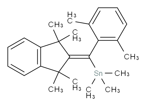 ((2,6-dimethylphenyl)(1,1,3,3-tetramethyl-1H-inden-2(3H)-ylidene)methyl)trimethylstannane