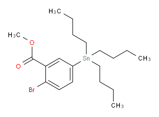 methyl 2-bromo-5-(tributylstannyl)benzoate
