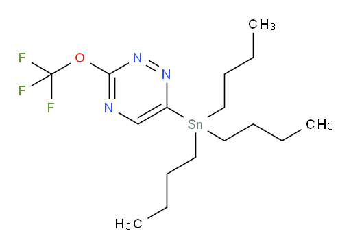 6-(tributylstannyl)-3-(trifluoromethoxy)-1,2,4-triazine