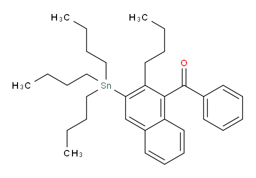 (2-butyl-3-(tributylstannyl)naphthalen-1-yl)(phenyl)methanone