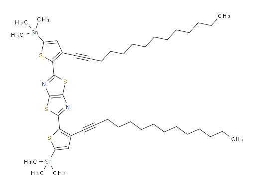 2,5-bis(3-(tetradec-1-yn-1-yl)-5-(trimethylstannyl)thiophen-2-yl)thiazolo[5,4-d]thiazole