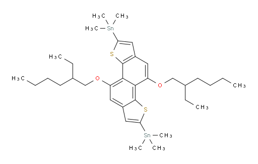 (4,9-bis((2-ethylhexyl)oxy)naphtho[1,2-b:5,6-b']dithiophene-2,7-diyl)bis(trimethylstannane)