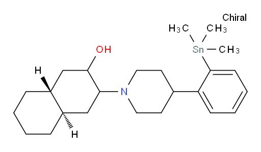 (4aR,8aR)-3-(4-(2-(trimethylstannyl)phenyl)piperidin-1-yl)decahydronaphthalen-2-ol