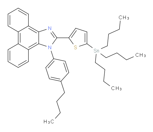 1-(4-butylphenyl)-2-(5-(tributylstannyl)thiophen-2-yl)-1H-phenanthro[9,10-d]imidazole