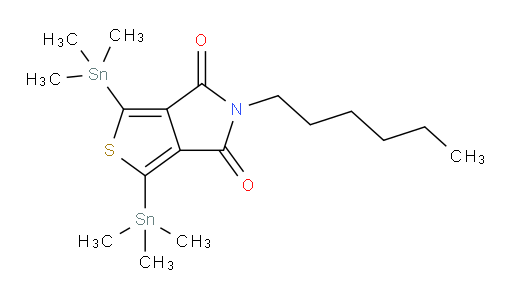 5-hexyl-1,3-bis(trimethylstannyl)-4H-thieno[3,4-c]pyrrole-4,6(5H)-dione