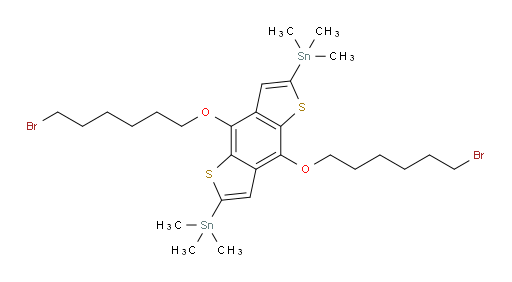 (4,8-bis((6-bromohexyl)oxy)benzo[1,2-b:4,5-b']dithiophene-2,6-diyl)bis(trimethylstannane)