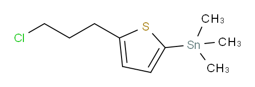 (5-(3-chloropropyl)thiophen-2-yl)trimethylstannane