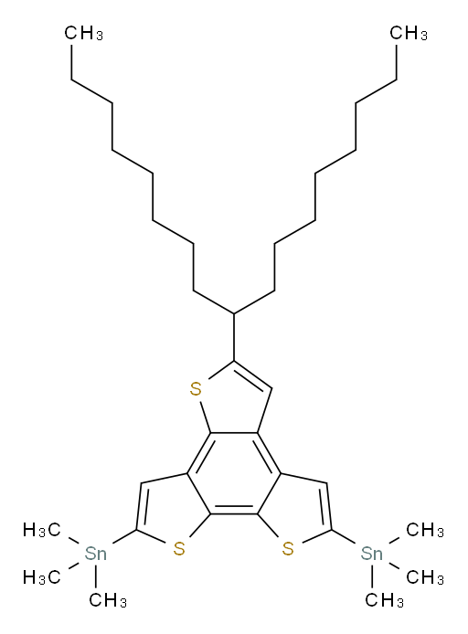 (5-(heptadecan-9-yl)benzo[1,2-b:3,4-b':6,5-b'']trithiophene-2,8-diyl)bis(trimethylstannane)