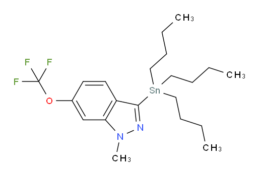 1-methyl-3-(tributylstannyl)-6-(trifluoromethoxy)-1H-indazole