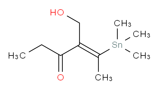 (E)-4-(hydroxymethyl)-5-(trimethylstannyl)hex-4-en-3-one