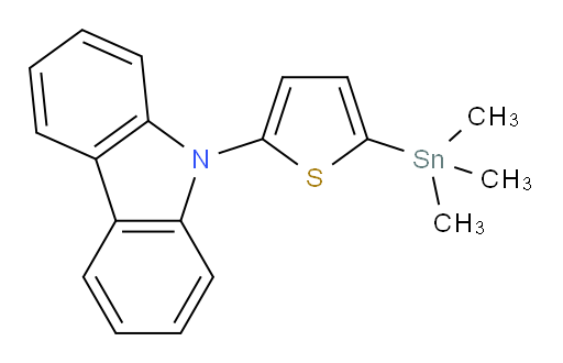 9-(5-(trimethylstannyl)thiophen-2-yl)-9H-carbazole
