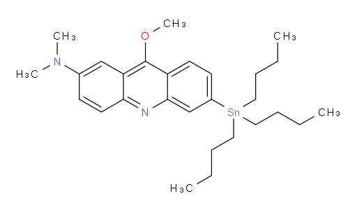 9-methoxy-N,N-dimethyl-6-(tributylstannyl)acridin-2-amine