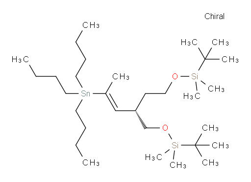 (S,E)-2,2,3,3,10,10,11,11-octamethyl-6-(2-(tributylstannyl)prop-1-en-1-yl)-4,9-dioxa-3,10-disiladodecane
