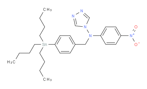 N-(4-硝基苯基)-N-(4-(三丁基锡基)苄基)-4H-1,2,4-三氮唑-4-胺