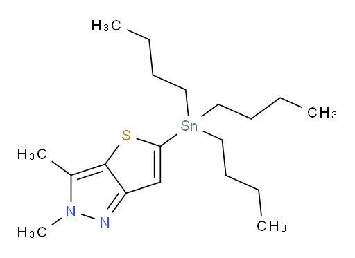 2,3-dimethyl-5-(tributylstannyl)-2H-thieno[3,2-c]pyrazole