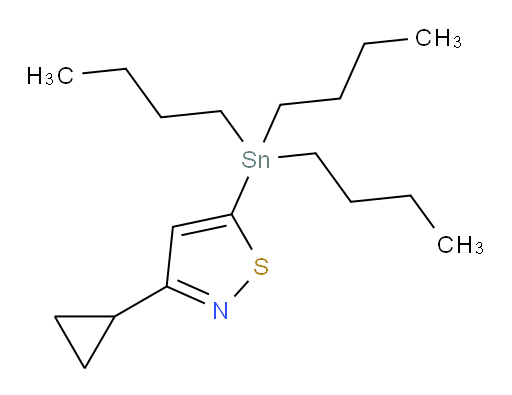 3-环丙基-5-(三丁基锡基)异噻唑