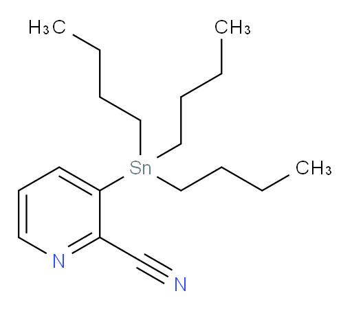 3-(tributylstannyl)picolinonitrile