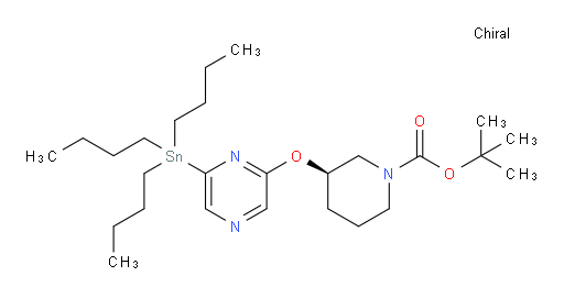 (R)-tert-butyl 3-((6-(tributylstannyl)pyrazin-2-yl)oxy)piperidine-1-carboxylate