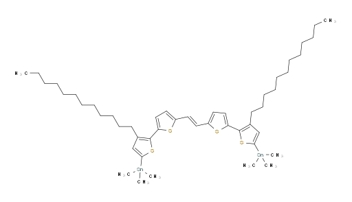 (E)-1,2-bis(3'-dodecyl-5'-(trimethylstannyl)-[2,2'-bithiophen]-5-yl)ethene