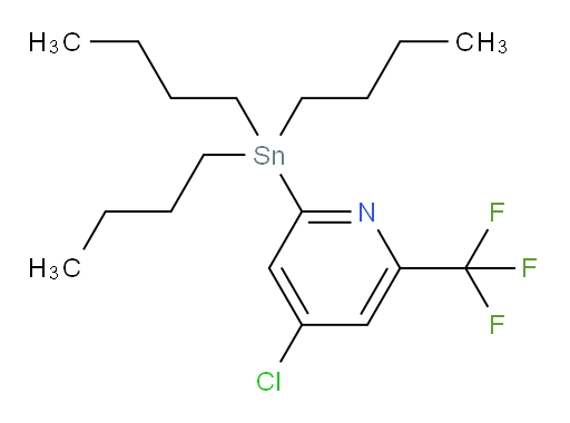 4-chloro-2-(tributylstannyl)-6-(trifluoromethyl)pyridine