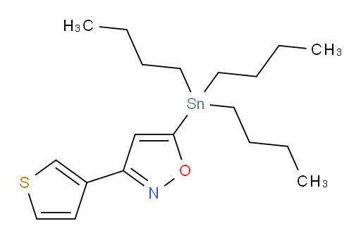 3-(thiophen-3-yl)-5-(tributylstannyl)isoxazole