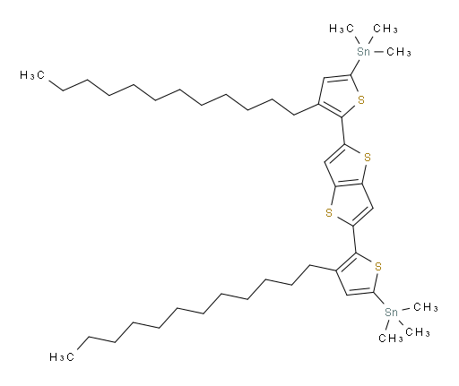 2,5-双(3-十二烷基-5-(三甲基锡基)噻吩-2-基)噻吩并[3,2-b]噻吩