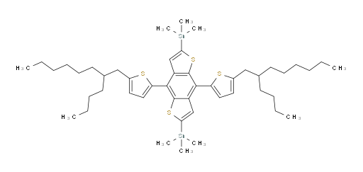 (4,8-bis(5-(2-butyloctyl)thiophen-2-yl)benzo[1,2-b:4,5-b']dithiophene-2,6-diyl)bis(trimethylstannane)