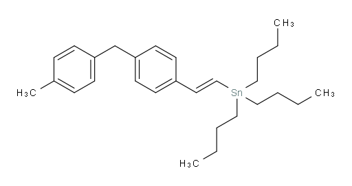 (E)-tributyl(4-(4-methylbenzyl)styryl)stannane