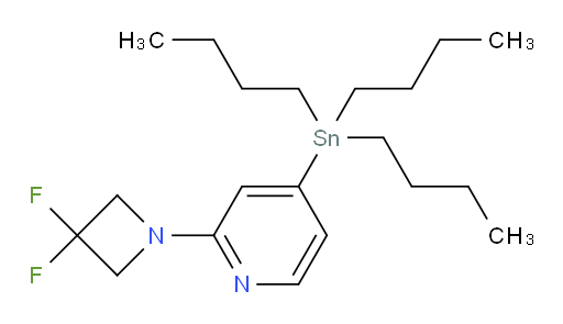 2-(3,3-difluoroazetidin-1-yl)-4-(tributylstannyl)pyridine