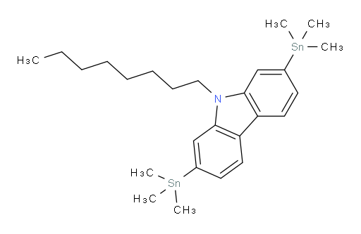 9-octyl-2,7-bis(trimethylstannyl)-9H-carbazole