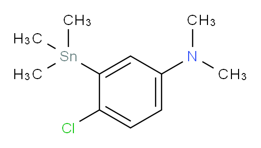 4-氯-N,N-二甲基-3-(三甲基锡基)苯胺