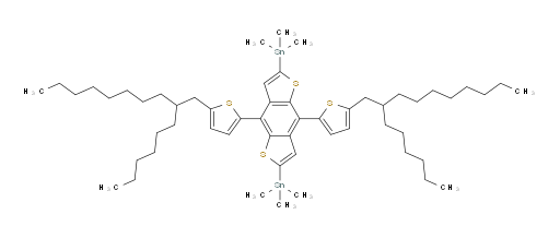 (4,8-bis(5-(2-hexyldecyl)thiophen-2-yl)benzo[1,2-b:4,5-b']dithiophene-2,6-diyl)bis(trimethylstannane)