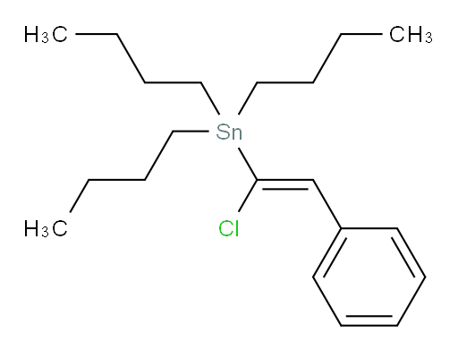(E)-tributyl(1-chloro-2-phenylvinyl)stannane