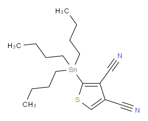 2-(tributylstannyl)thiophene-3,4-dicarbonitrile