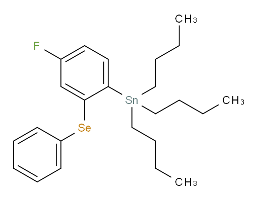 tributyl(4-fluoro-2-(phenylselanyl)phenyl)stannane
