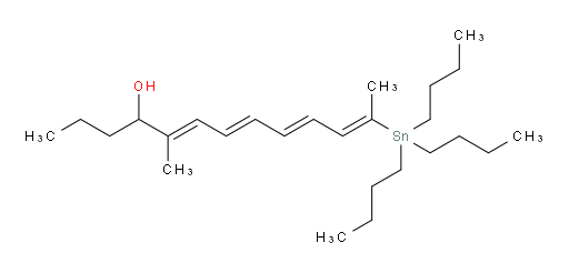 (5E,7E,9E,11E)-5-methyl-12-(tributylstannyl)trideca-5,7,9,11-tetraen-4-ol