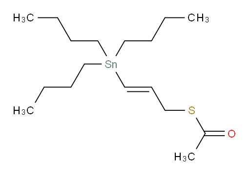 (E)-S-(3-(tributylstannyl)allyl) ethanethioate