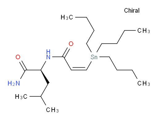 (S,Z)-4-甲基-2-(3-(三丁基锡基)丙烯酰胺基)戊酰胺