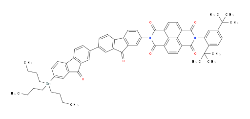 2-(2,5-双-叔丁基苯基)-7-(9,9'-二氧代-7'-(三丁基锡基)-9H,9'H-[2,2'-bifluoren]-7-基)苯并[lmn][3,8]菲罗啉-1,3,6,8(2H,7H)-四酮