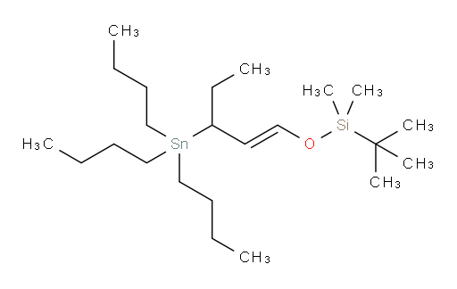 (E)-tert-butyldimethyl((3-(tributylstannyl)pent-1-en-1-yl)oxy)silane