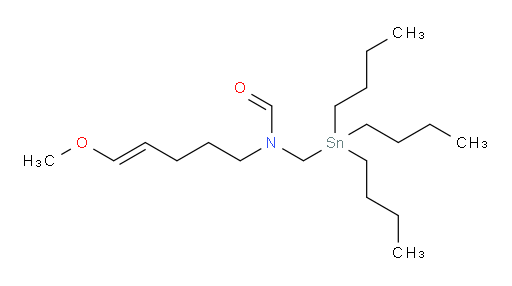 (E)-N-(5-methoxypent-4-en-1-yl)-N-((tributylstannyl)methyl)formamide