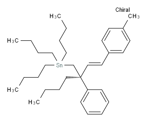 (S,E)-三丁基(2-(4-甲基苯乙烯基)-2-苯基己基)锡烷