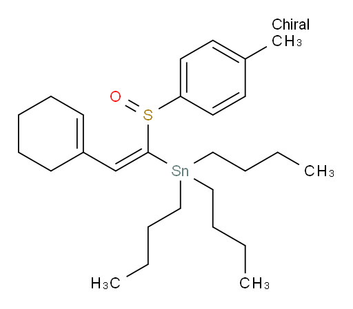 (S,E)-三丁基(2-(环己-1-烯-1-基)-1-(对甲苯基亚砜)乙烯基)锡烷