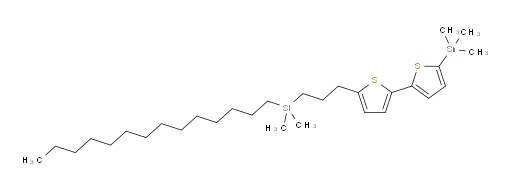 二甲基(四癸基)(3-(5'-(三甲基锡基)-[2,2'-联噻吩]-5-基)丙基)硅烷