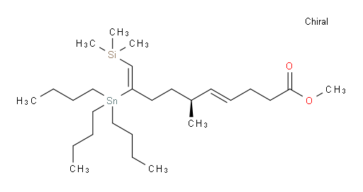 (S,4E,9Z)-甲基 6-甲基-9-(三丁基锡基)-10-(三甲基硅基)十-4,9-二烯酸酯