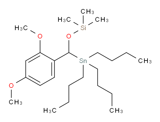 ((2,4-dimethoxyphenyl)(tributylstannyl)methoxy)trimethylsilane