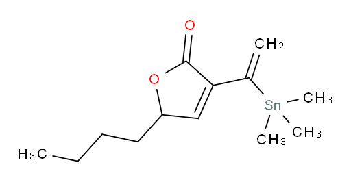 5-butyl-3-(1-(trimethylstannyl)vinyl)furan-2(5H)-one