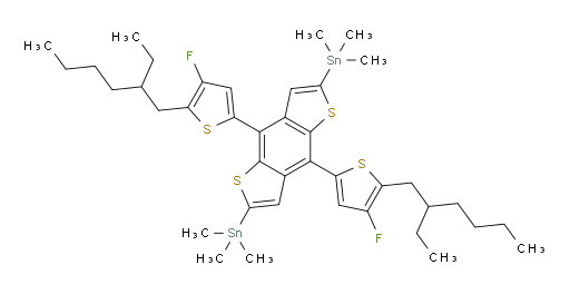 (4,8-Bis(5-(2-ethylhexyl)-4-fluorothiophen-2-yl)benzo[1,2-b:4,5-b']dithiophene-2,6-diyl)bis(trimethylstannane)