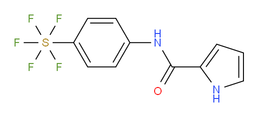 [4-[(1H-pyrrol-2-ylcarbonyl)amino]phenyl]sulfur pentafluoride
