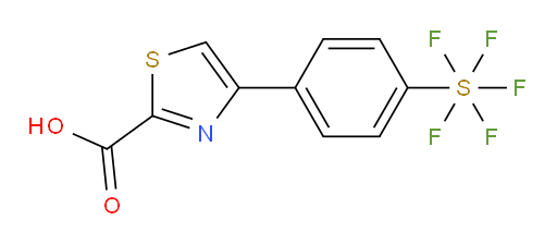 4-(4-(pentafluoromercapto)phenyl)thiazole-2-carboxylic acid